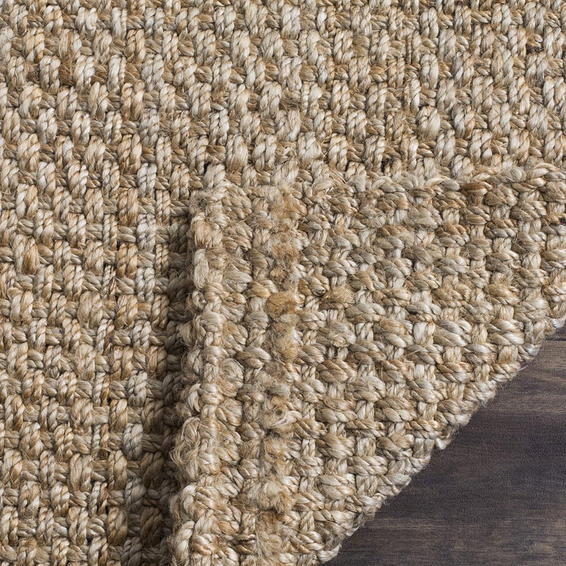 SAFAVIEH Natural Fiber Collection Runner Rug - 2'3" x 8', Natural Brown, Handmade Jute, Basketweave Design (NF401A) - Image 3